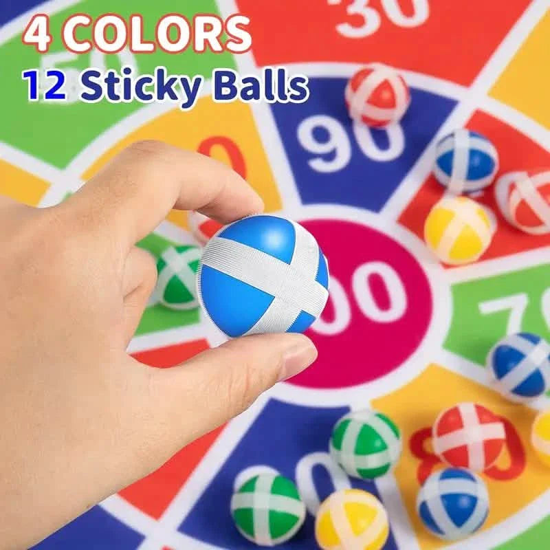 Large Dart Board With Sticky Balls