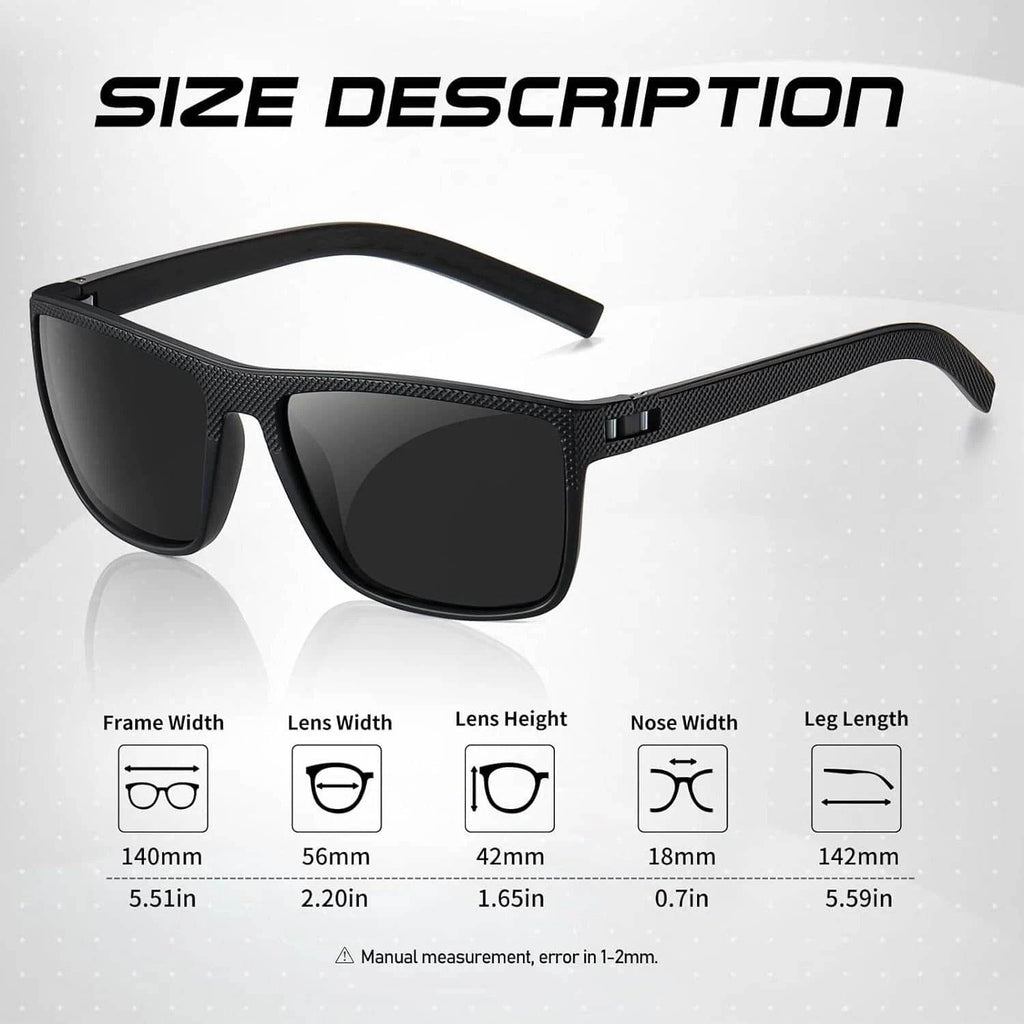 3-Pack Polarized Sunglasses – UV400 Anti-Glare