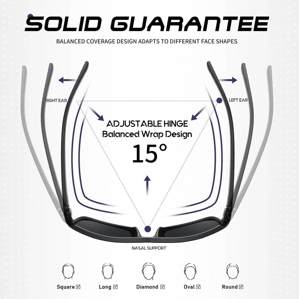 3-Pack Polarized Sunglasses – UV400 Anti-Glare