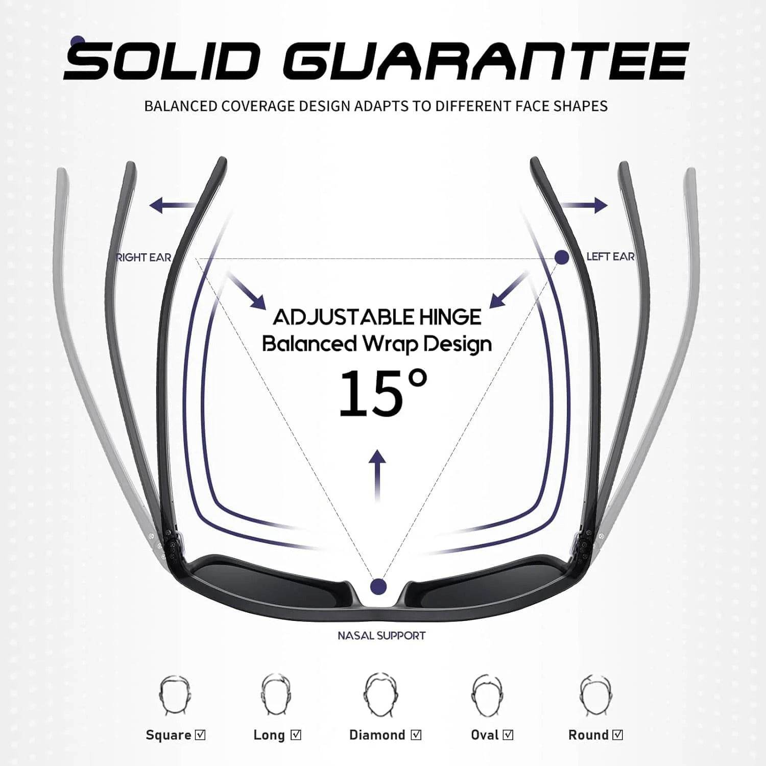 3-Pack Polarized Sunglasses – UV400 Anti-Glare
