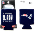 New England Patriots Super Bowl LIII Champions Pair of 12oz Can Cooler