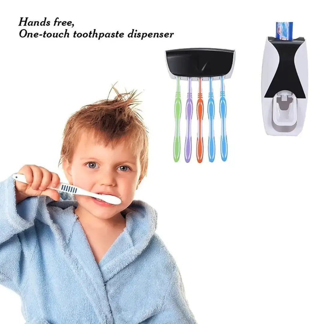 Automatic Toothpaste Dispenser – Hands-Free, No-Mess Bathroom Organizer