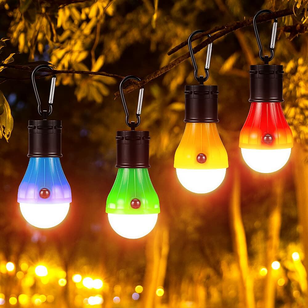 Doukey Portable LED Camping Lantern 4 Pack