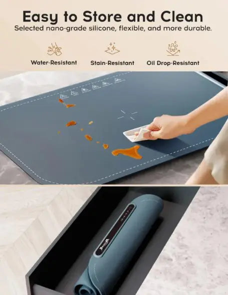 Willing 250W Portable Food Warming Mat – Navy Blue