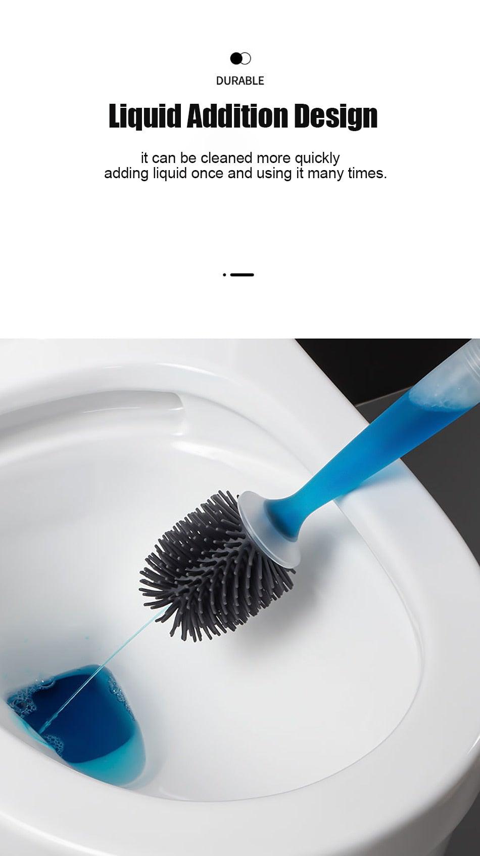 Wall-Mounted Toilet Brush