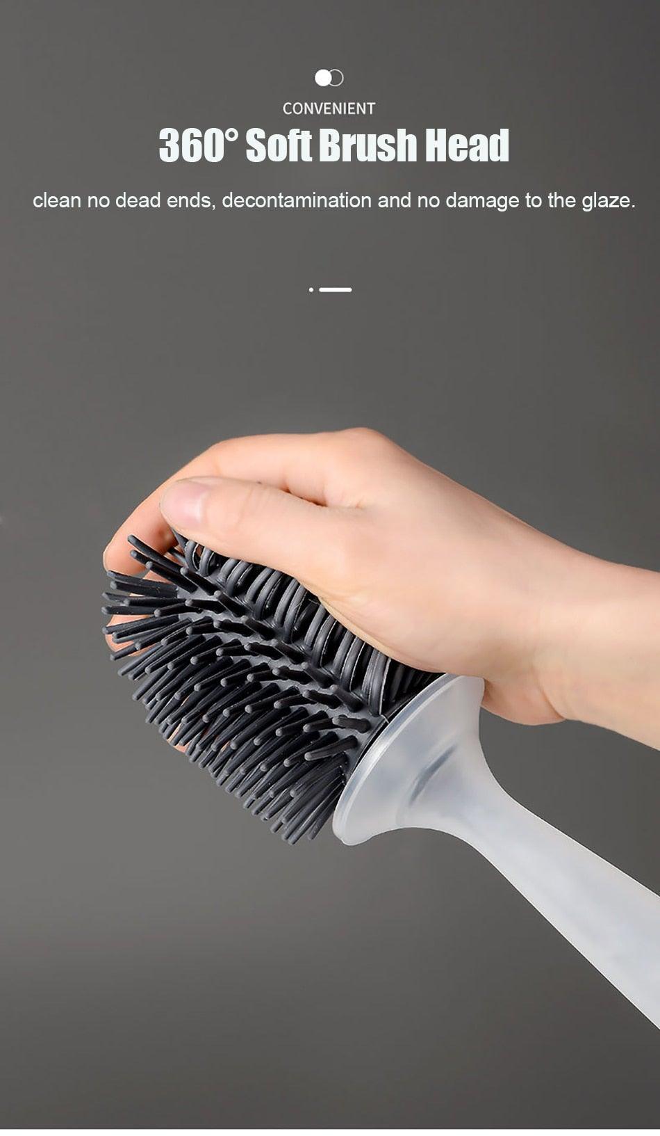 Wall-Mounted Toilet Brush