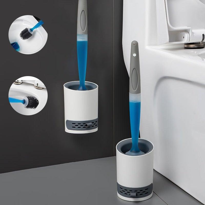 Wall-Mounted Toilet Brush