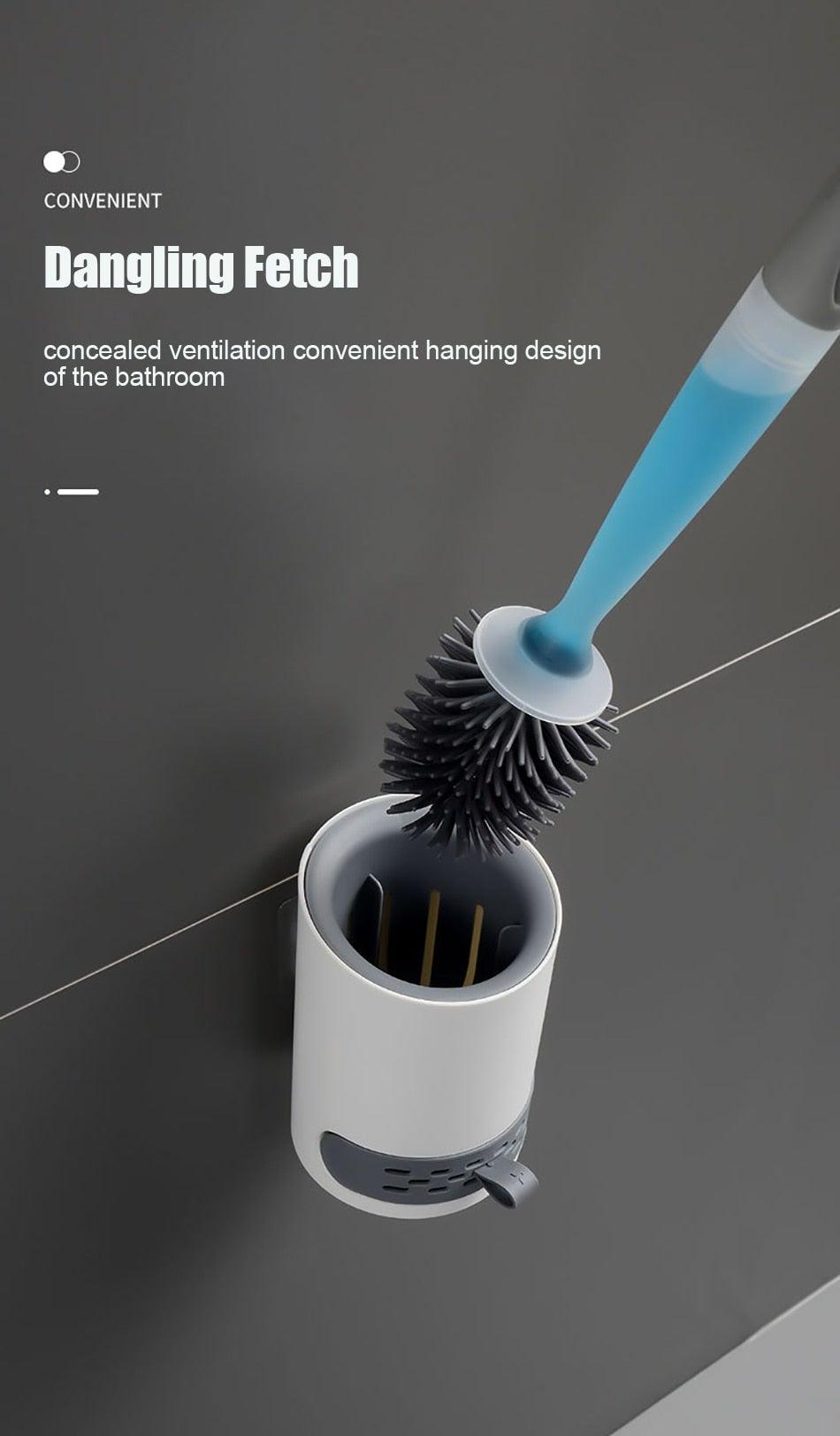 Wall-Mounted Toilet Brush