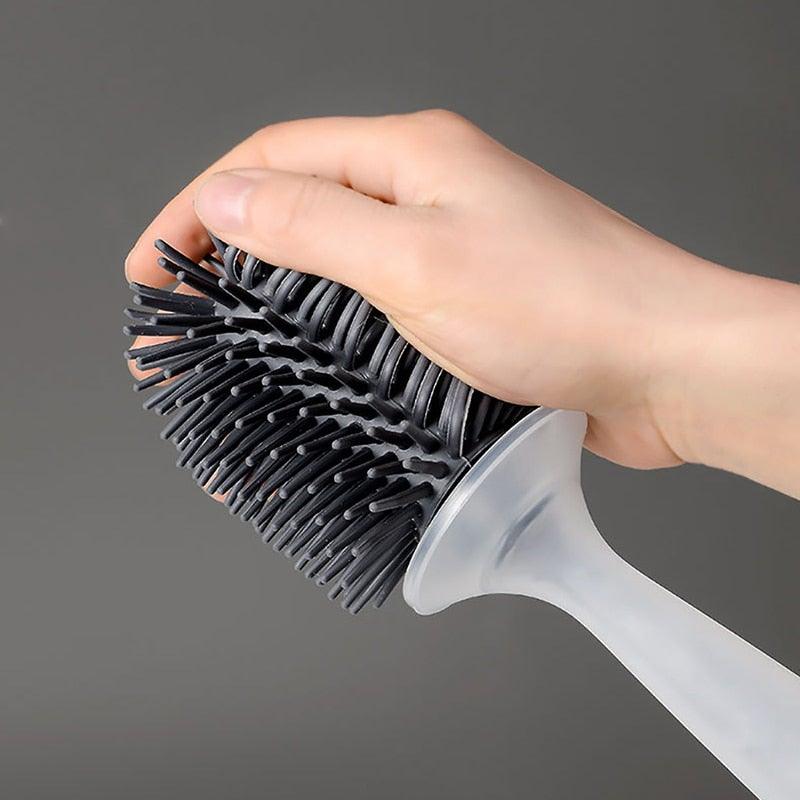 Wall-Mounted Toilet Brush