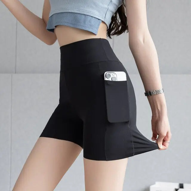 Summer Seamless Safety Shorts | Anti-Chafe Shorts for Camping & Outdoor Activities