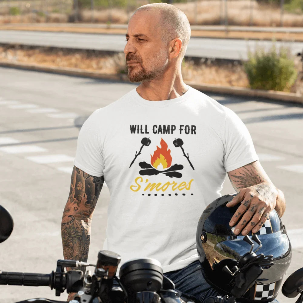 Will Camp For Smores Mens T-Shirt